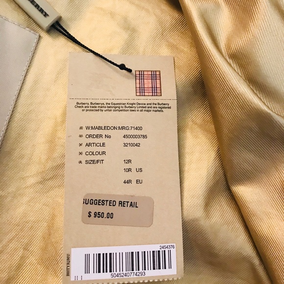 Burberry Trench Coat - Picture 3 of 5